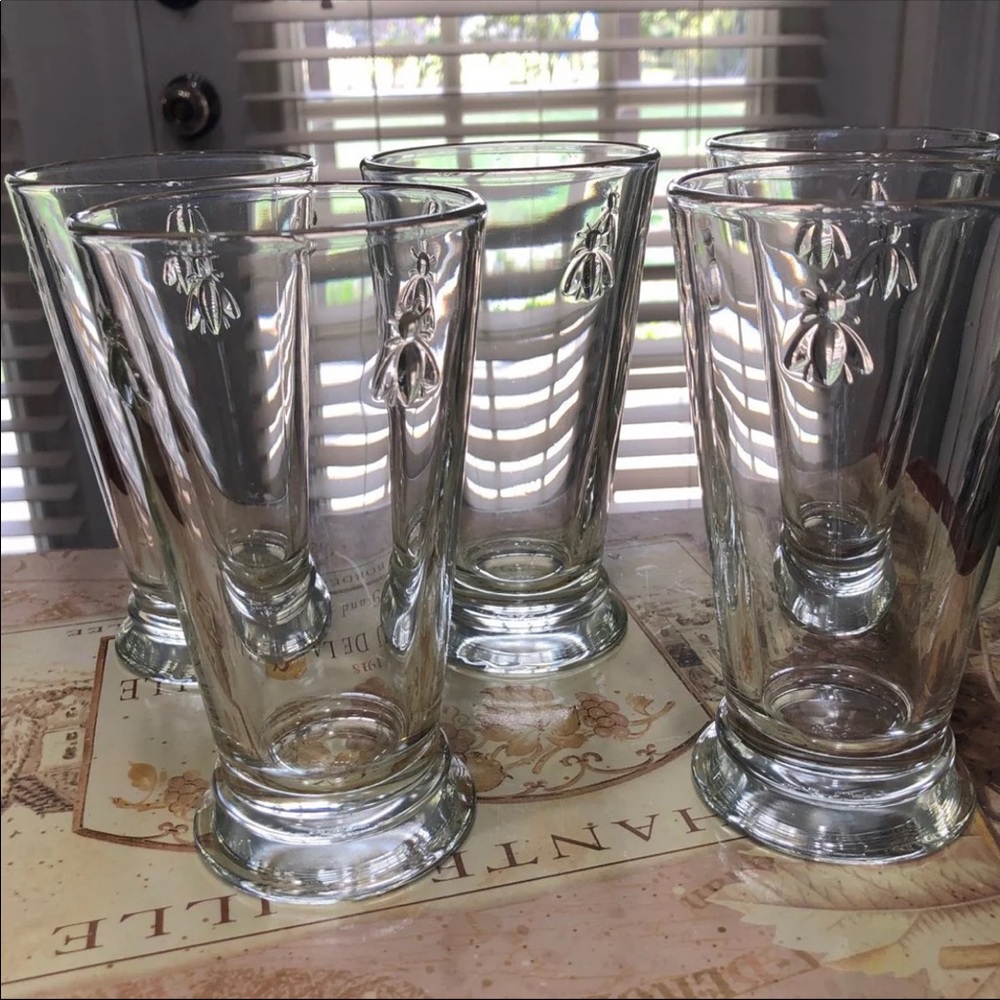 COPY - (5) La Rochere France Napoleon Bee Glasses